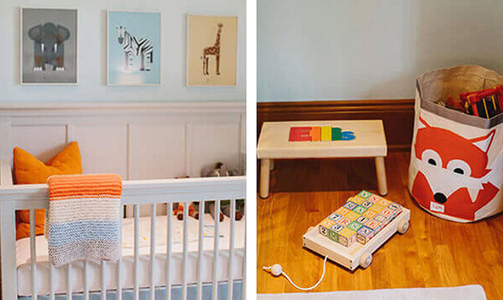 Déco de la chambre du bébé thème animaux