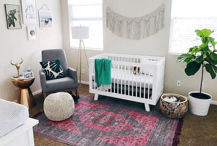 Déco de la pièce pour bébé en style Boho