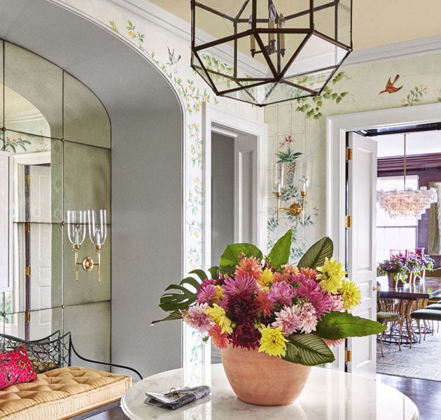 Décoration avec miroirs