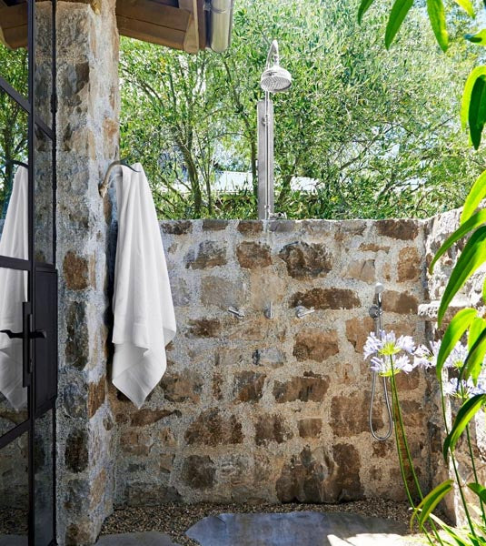 Douche en extérieur