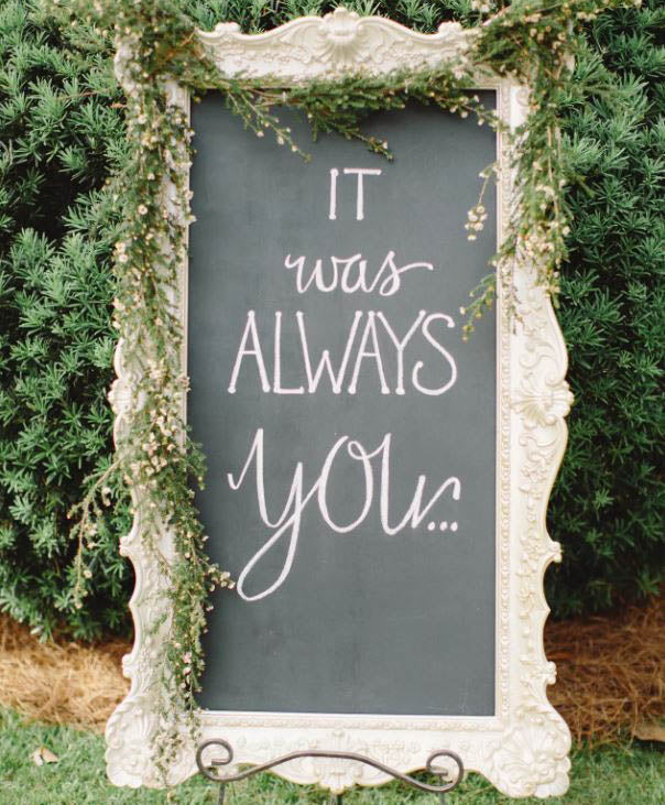 idées déco mariage tableau