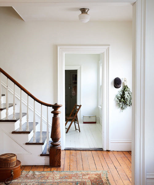 Entrée avec une décoration apaisante