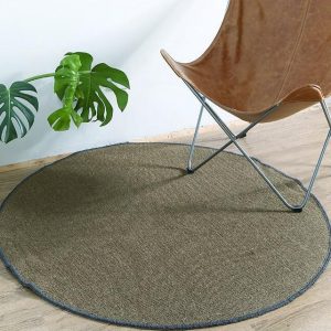 Grand Tapis en Jute Rond
