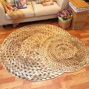 Grand Tapis Rond Salon
