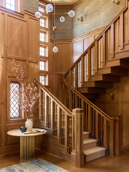 Hall d'entrée intégralement en bois
