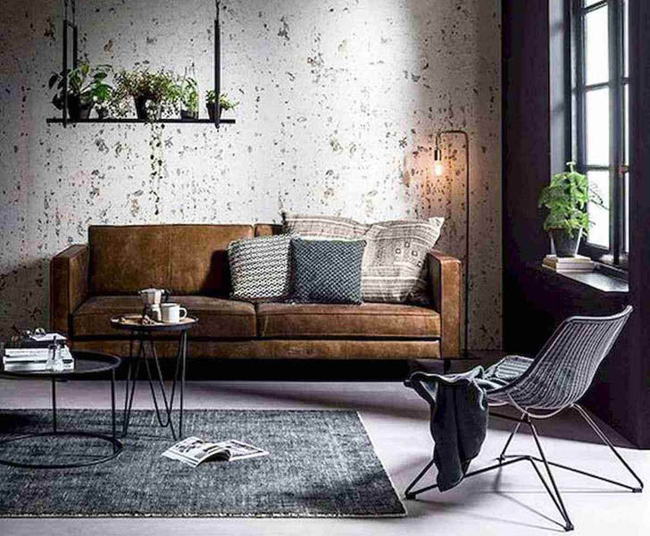 Idée déco industrielle tapis