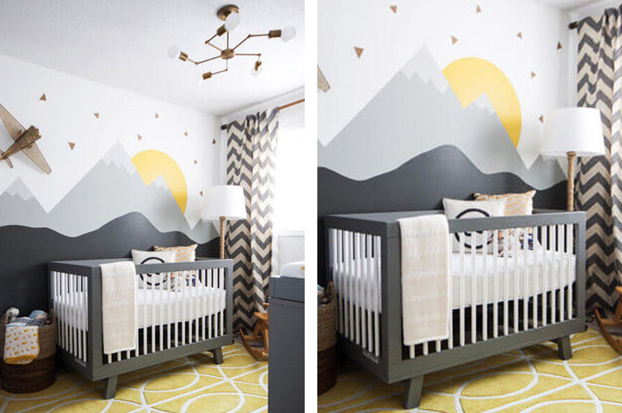 Idée décoration chambre bébé garçon avec avion
