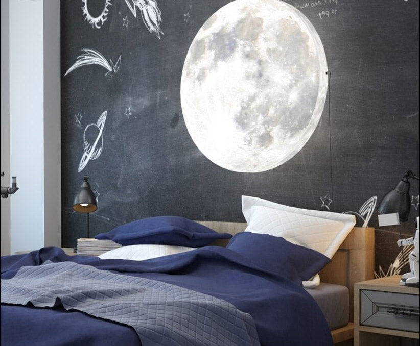 Idée décoration chambre garçon thème espace
