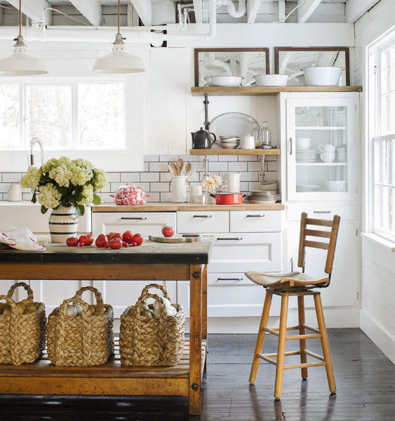 Idée décoration cuisine avec éléments naturels