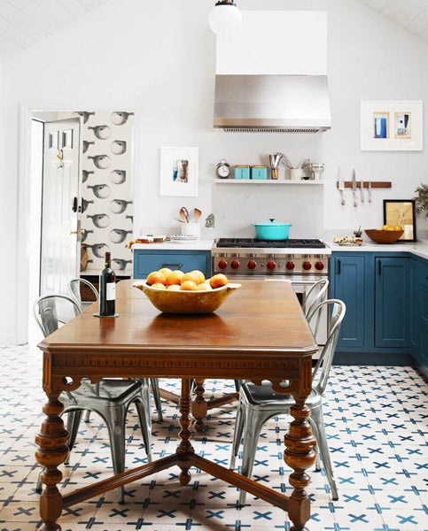 Idée décoration cuisine avec style mixte