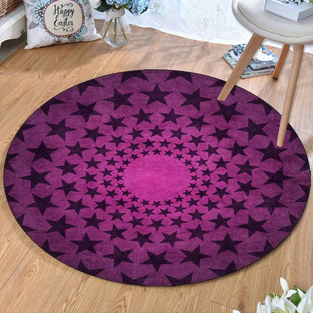 Petit Tapis Rond Moderne