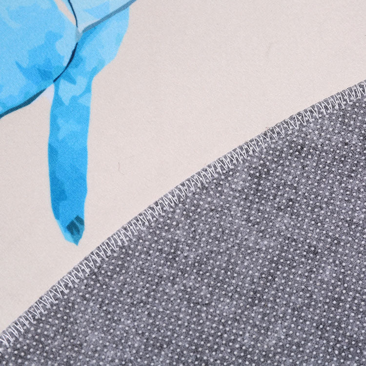 Tapis Rond Lapin Bleu – Image 2