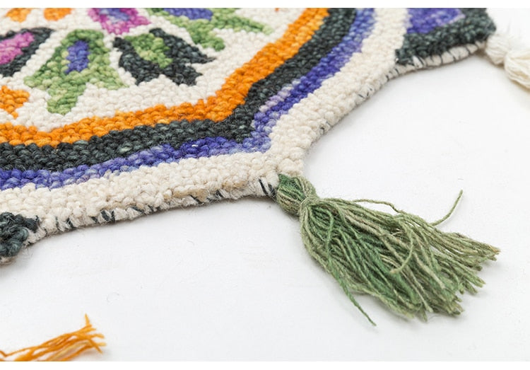 Tapis Rond Tissé – Image 3
