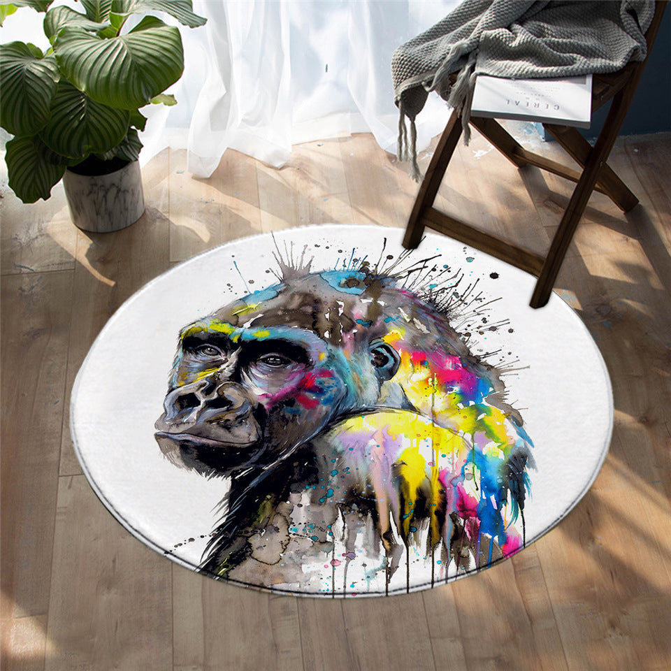 Tapis Rond Gorille – Image 2