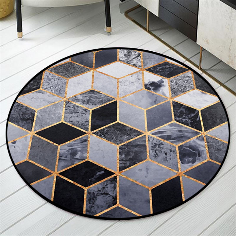 Tapis Rond Nordique – Image 2