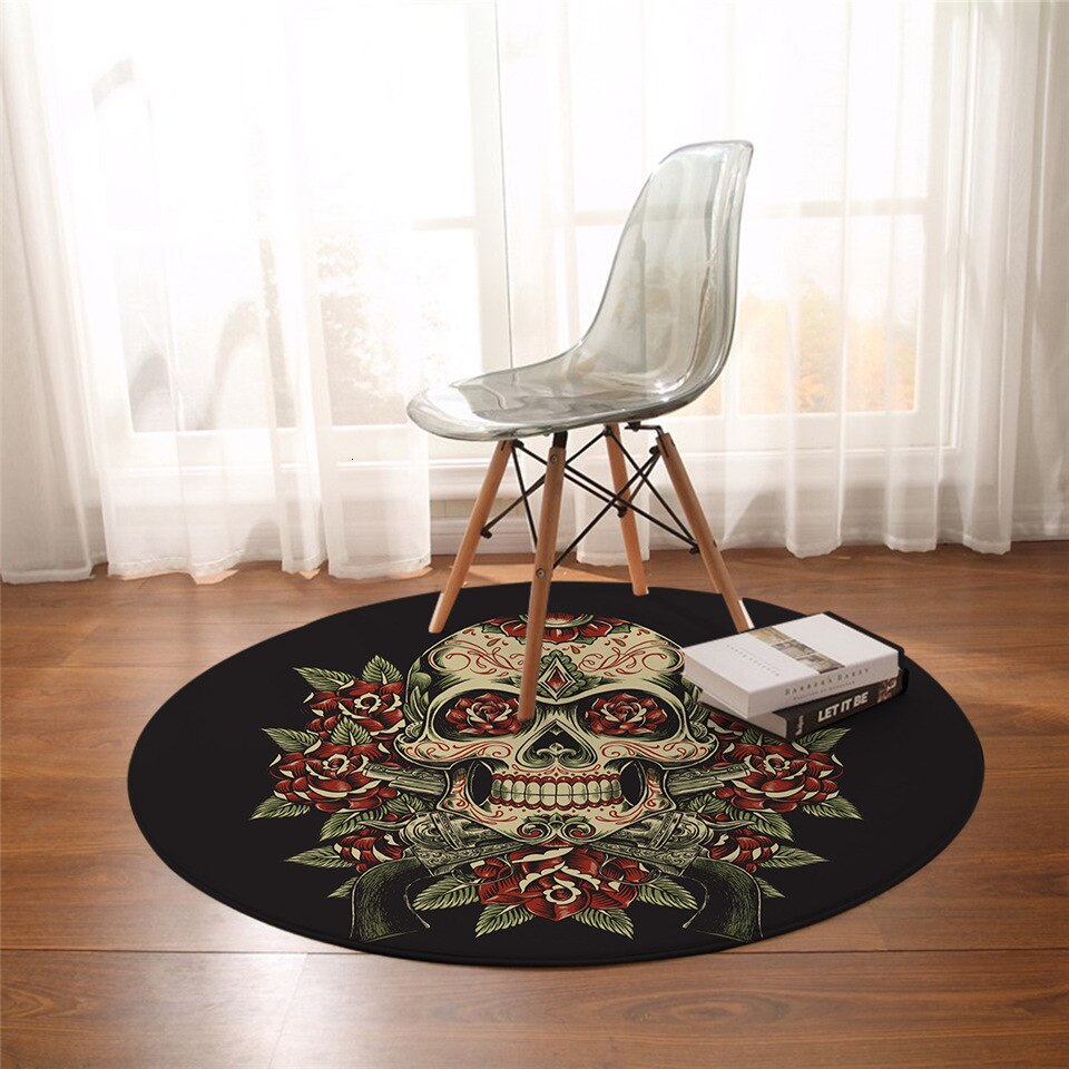 Tapis Rond Crane de Mort – Image 3