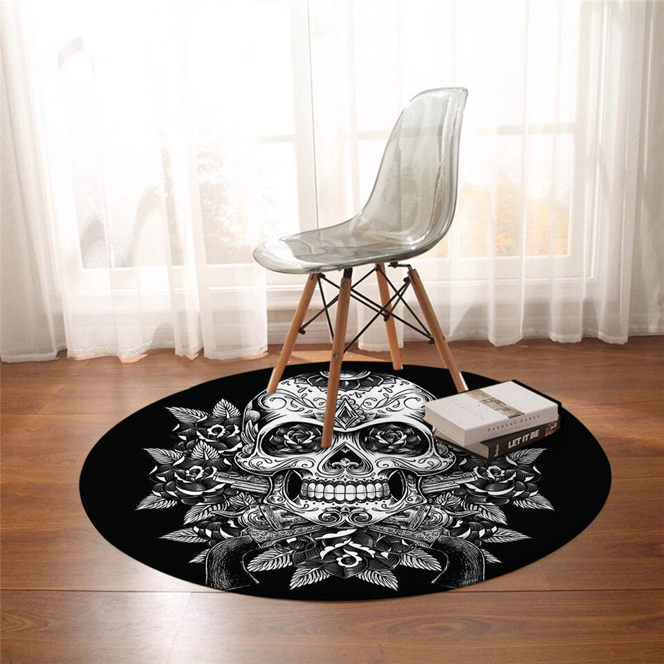 Tapis Rond Crane de Mort – Image 4