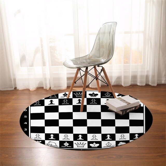 Tapis Rond Échec – Image 2