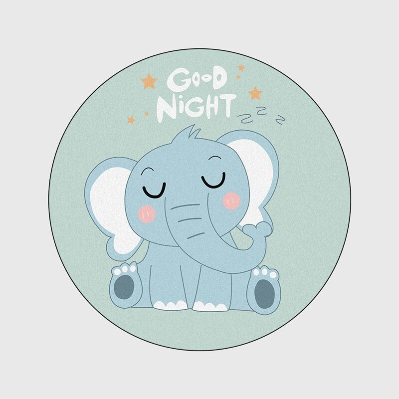 Tapis Rond Bébé Éléphant – Image 2
