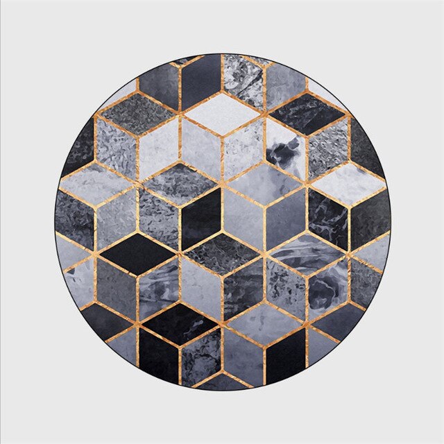 Tapis Rond Nordique – Image 3