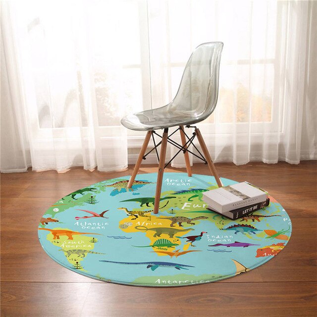 Tapis Rond Dinosaure – Image 2