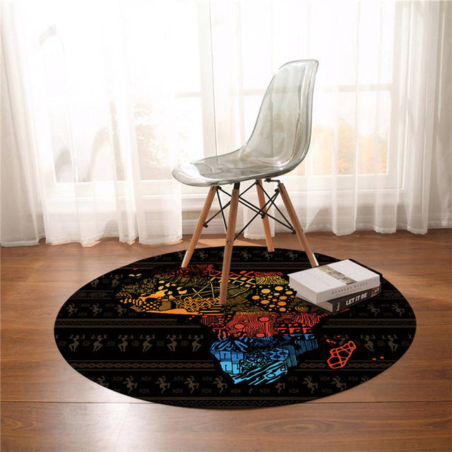 Tapis Rond Afrique – Image 2