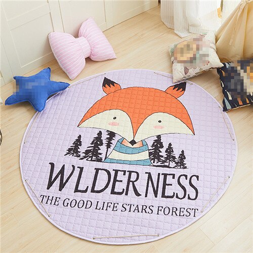 Tapis Rond Jeune Renard – Image 2