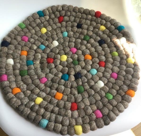 Tapis Rond Feutre – Image 2