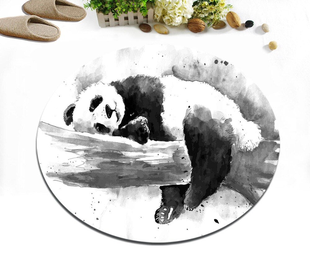 Tapis Rond Panda – Image 4