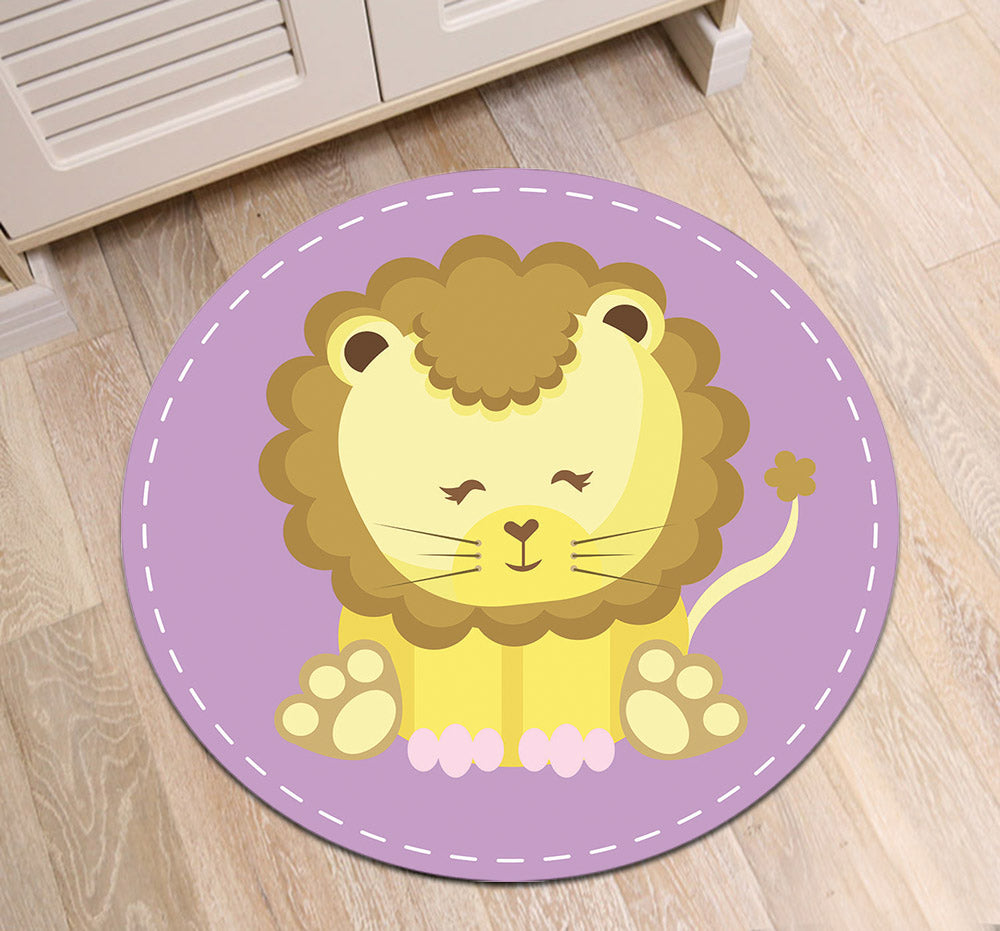 Tapis Rond Lion Mimi – Image 3