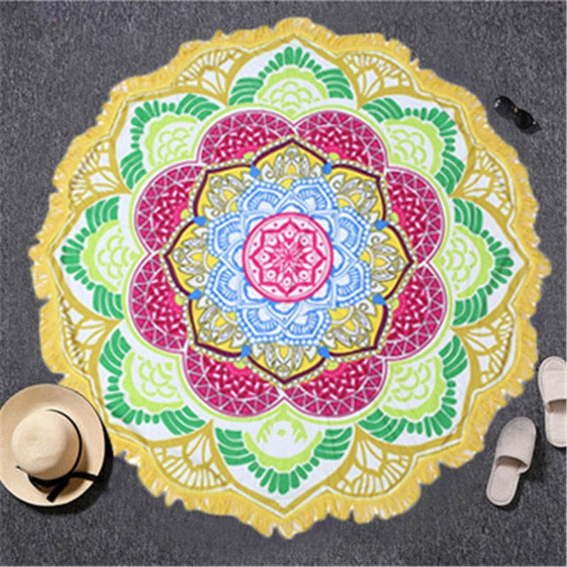 Tapis Rond De Plage – Image 2