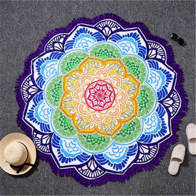 Tapis De Méditation Rond – Image 2