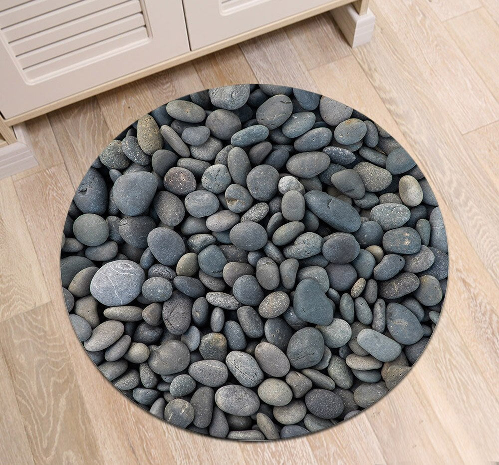 Tapis rond Galet – Image 3