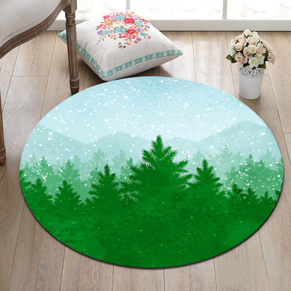 Tapis Rond Forêt – Image 2
