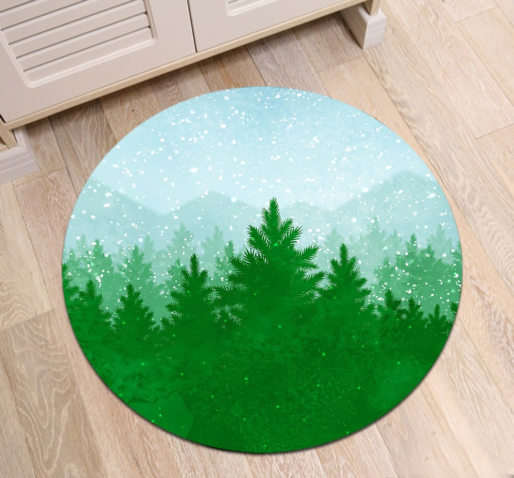 Tapis Rond Forêt – Image 3