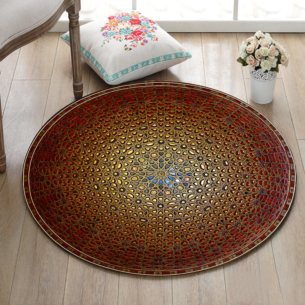 Tapis Rond Rétro – Image 2
