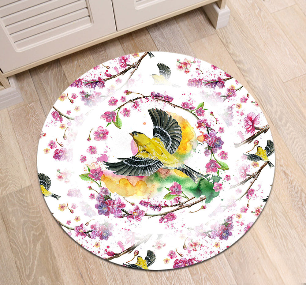 Tapis Rond Oiseau – Image 3