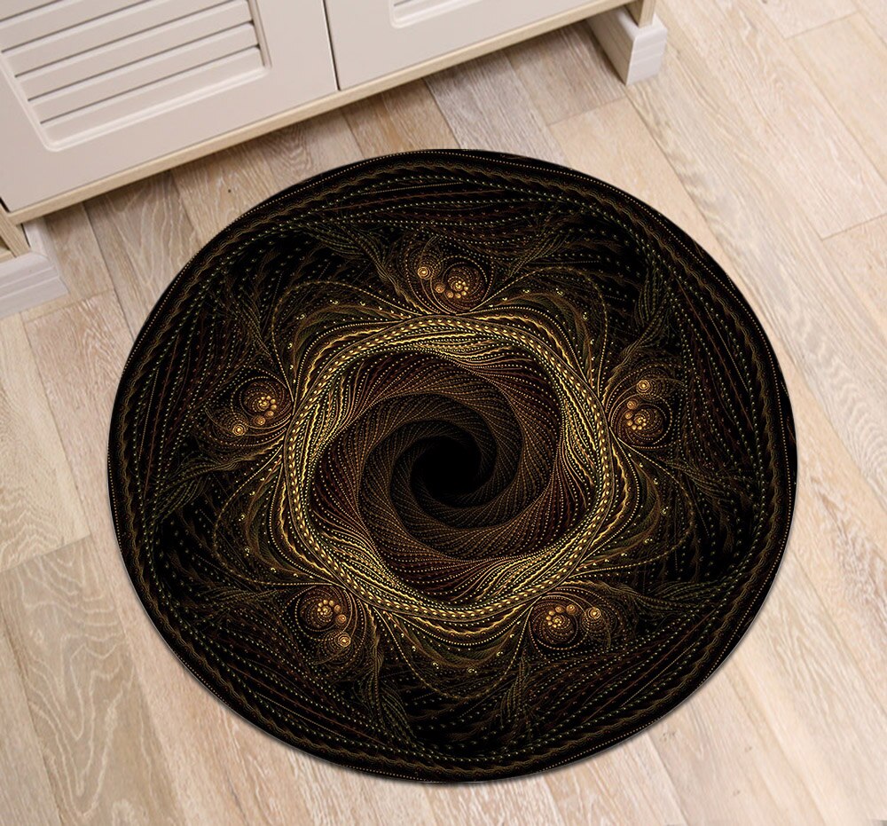 Tapis Rond Salon Intérieur – Image 3