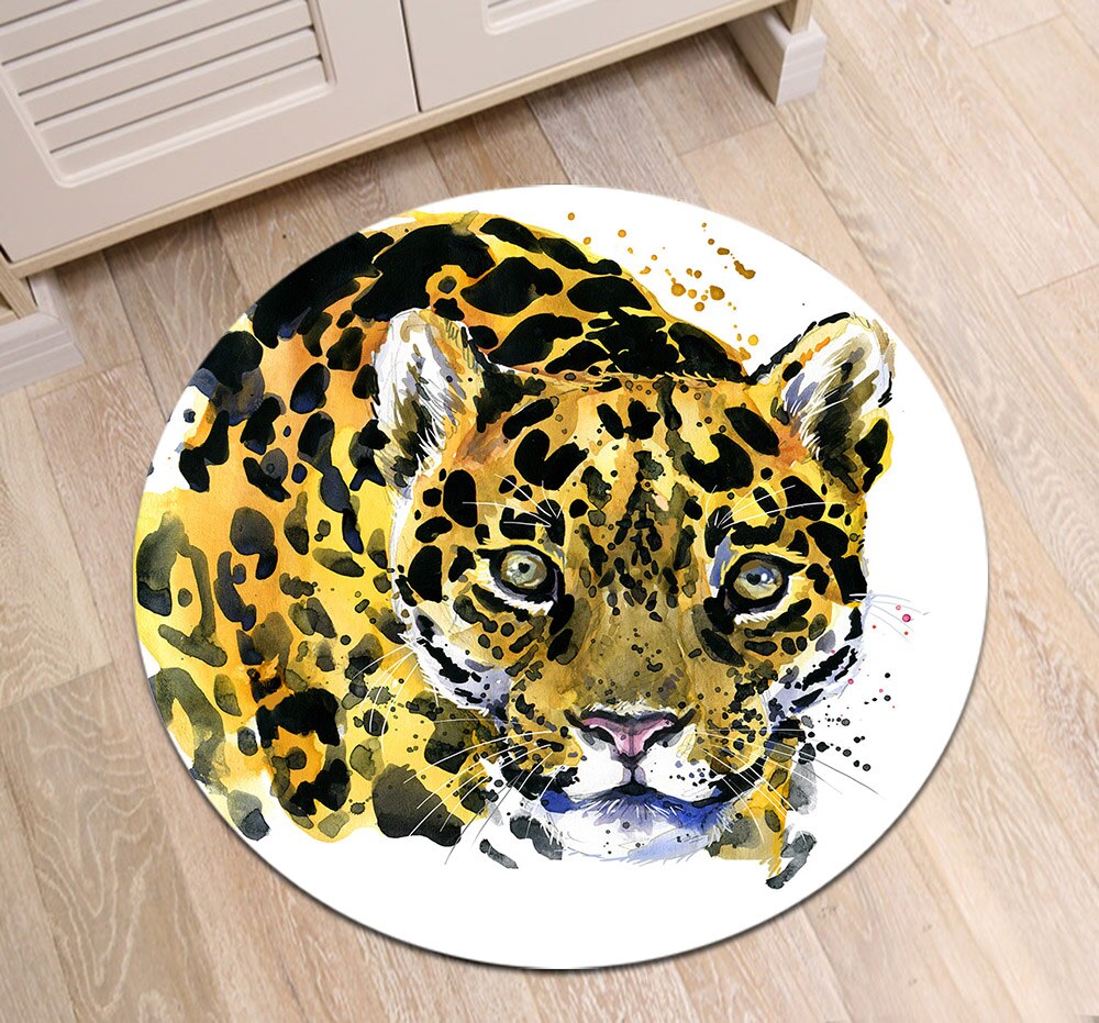 Tapis Rond Léopard – Image 3