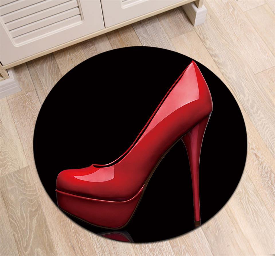Tapis Rond Talon de Femme – Image 3
