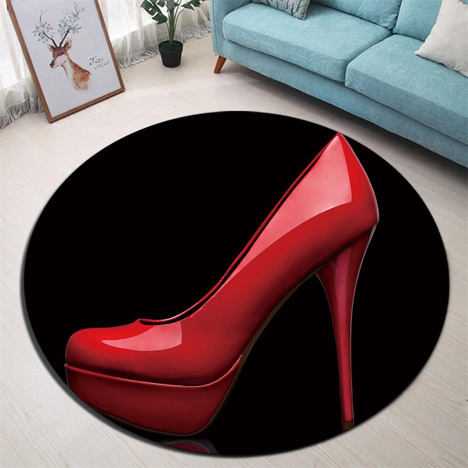 Tapis Rond Talon de Femme – Image 2