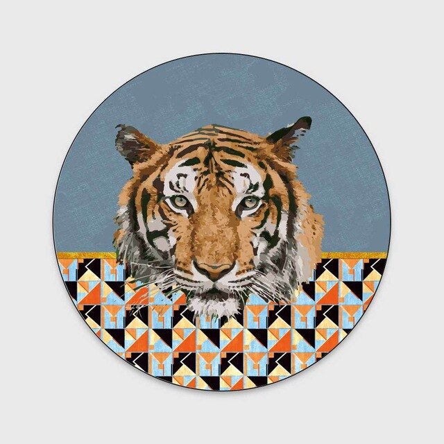 Tapis Rond Tigre – Image 2