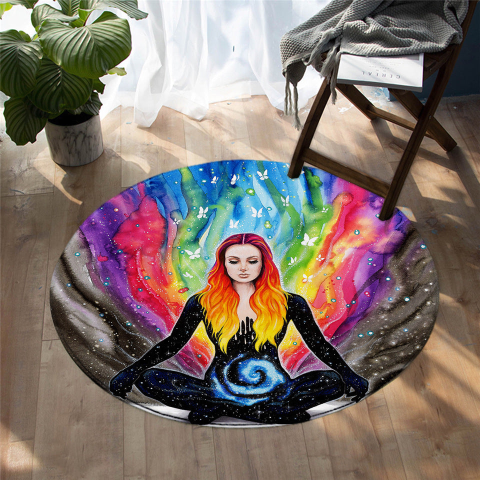 Tapis Rond Hippie – Image 2