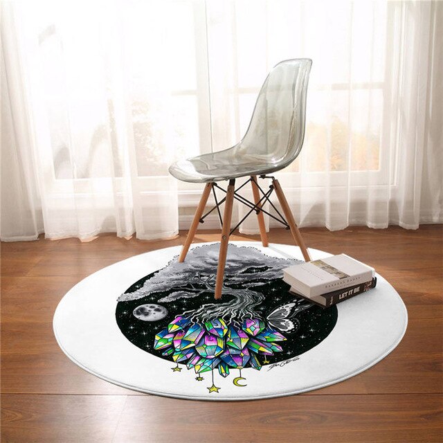 Tapis Rond Arbre De Vie – Image 2