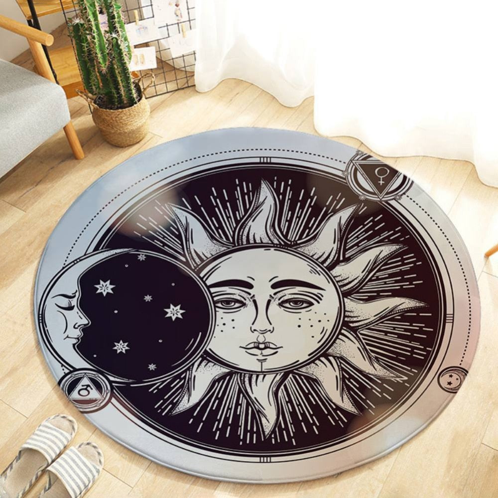 Tapis Rond Jour et Nuit – Image 3