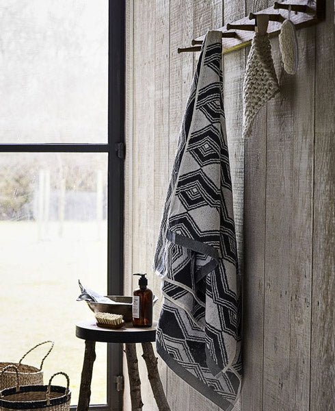 Serviette de bain avec des motifs originaux