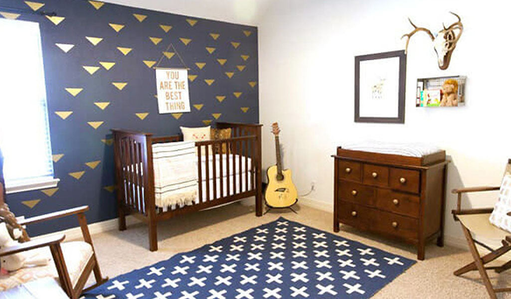 Style géométrique avec motif triangle
