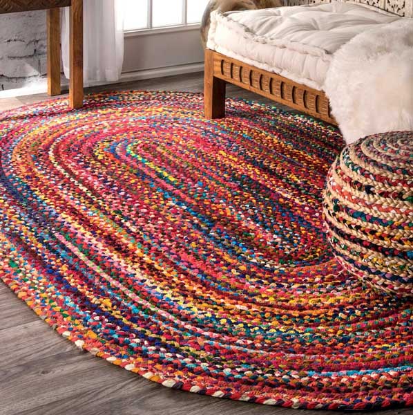 Tapis en coton idéal pour la décontraction