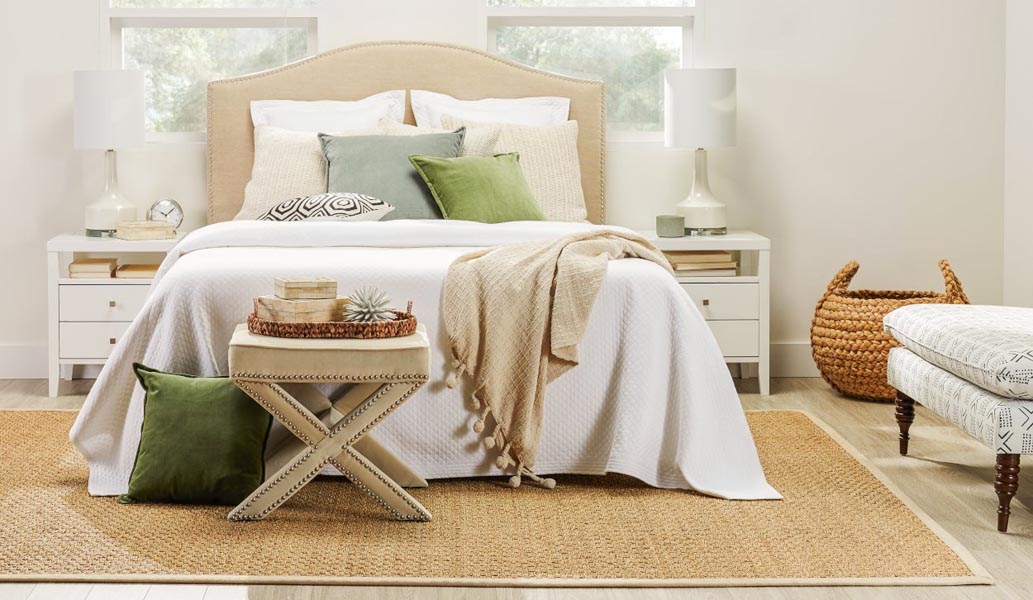 Tapis dans une chambre à coucher