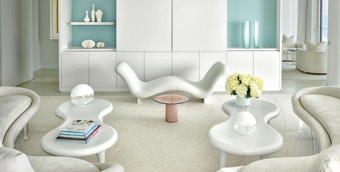 Tapis en laine de couleur neutre